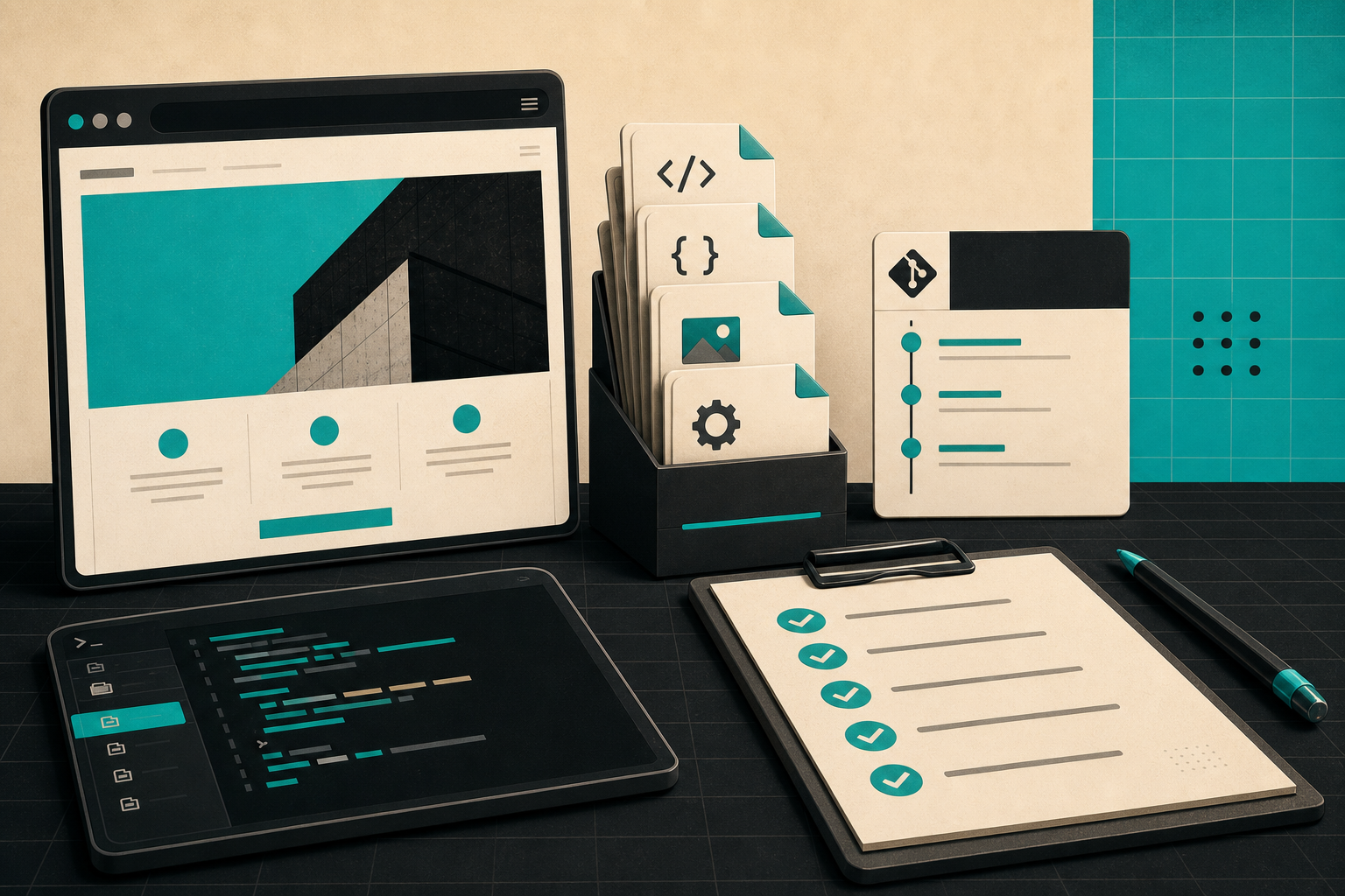 Clean Webflow export handoff to a Git repository