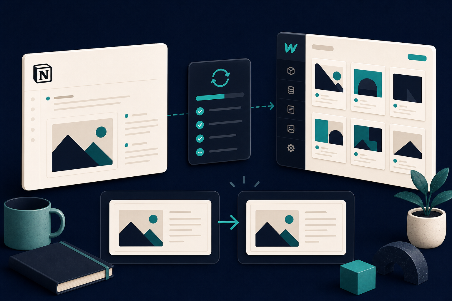 Testing a Notion-to-Webflow sync before launch