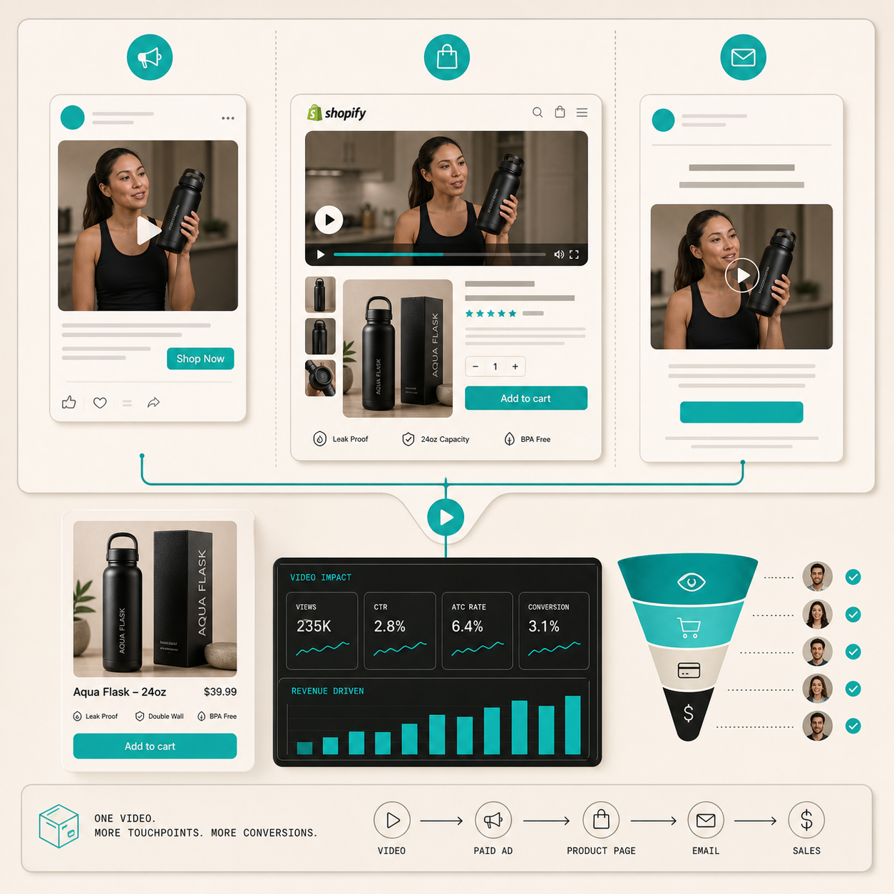 Reuse one UGC video across ads, product pages, and email