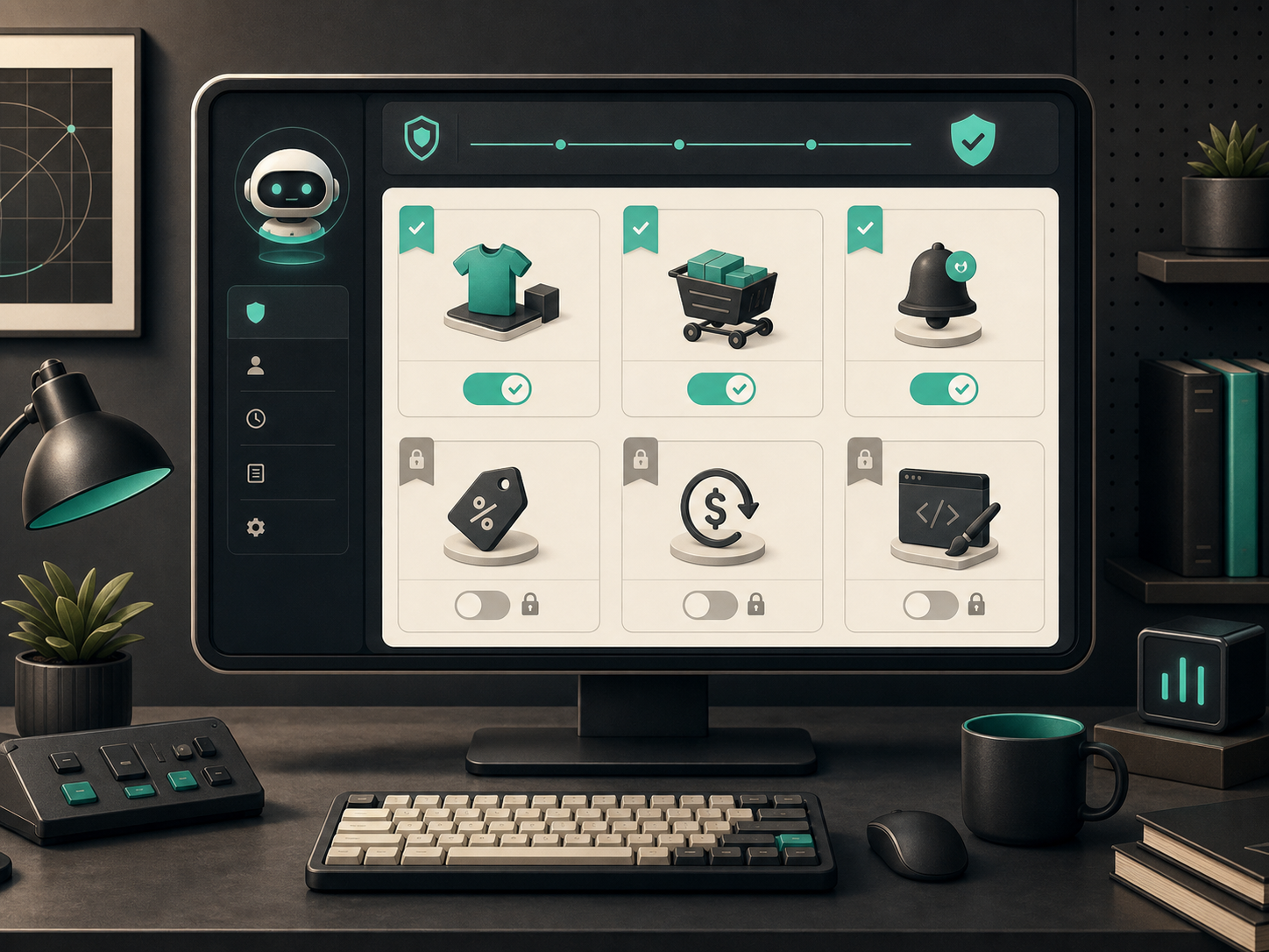 Shopify agent permission dashboard