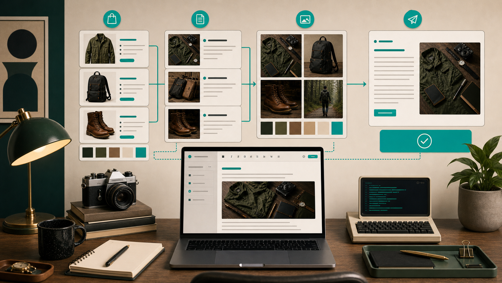 Shopify blog automation workflow banner