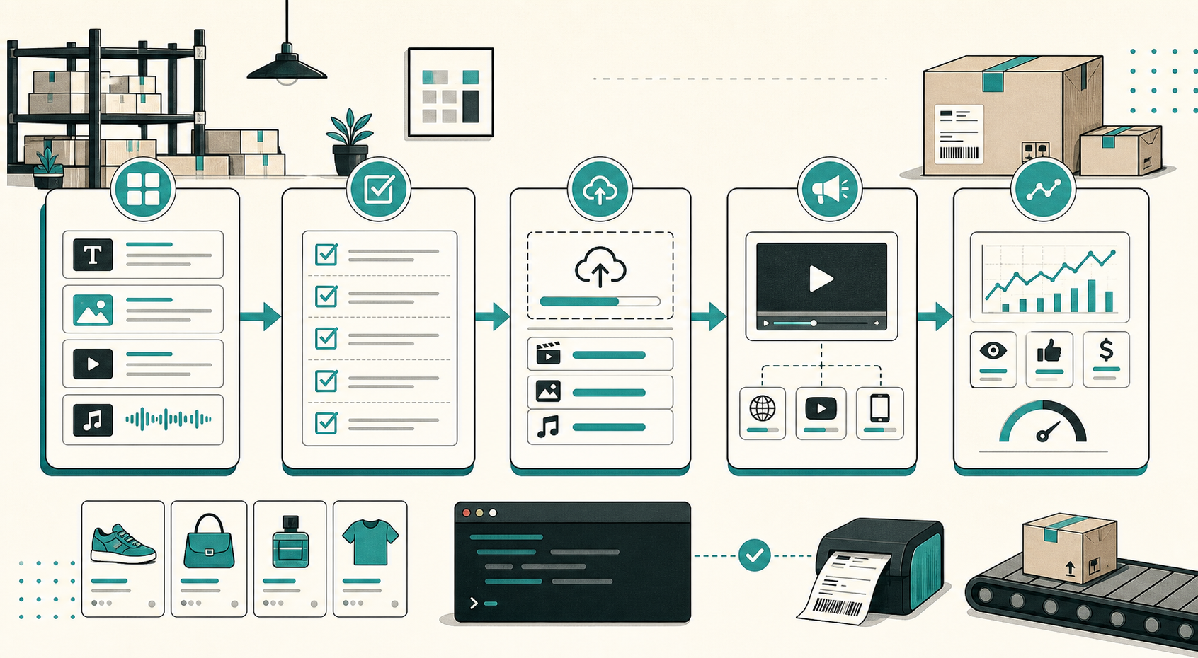 A programmatic video shipping checklist with QA and publish steps