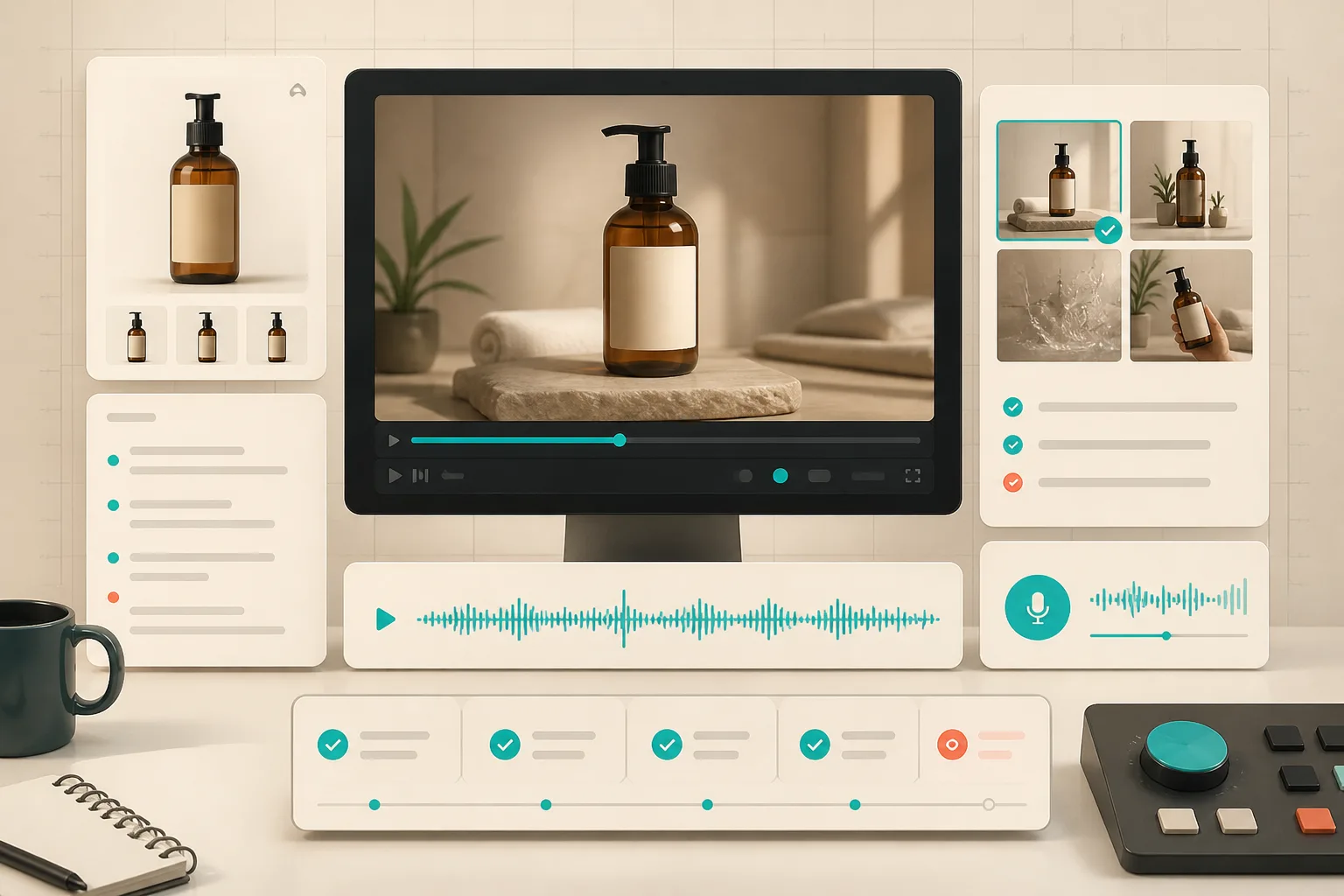 A quality-control board for product video review