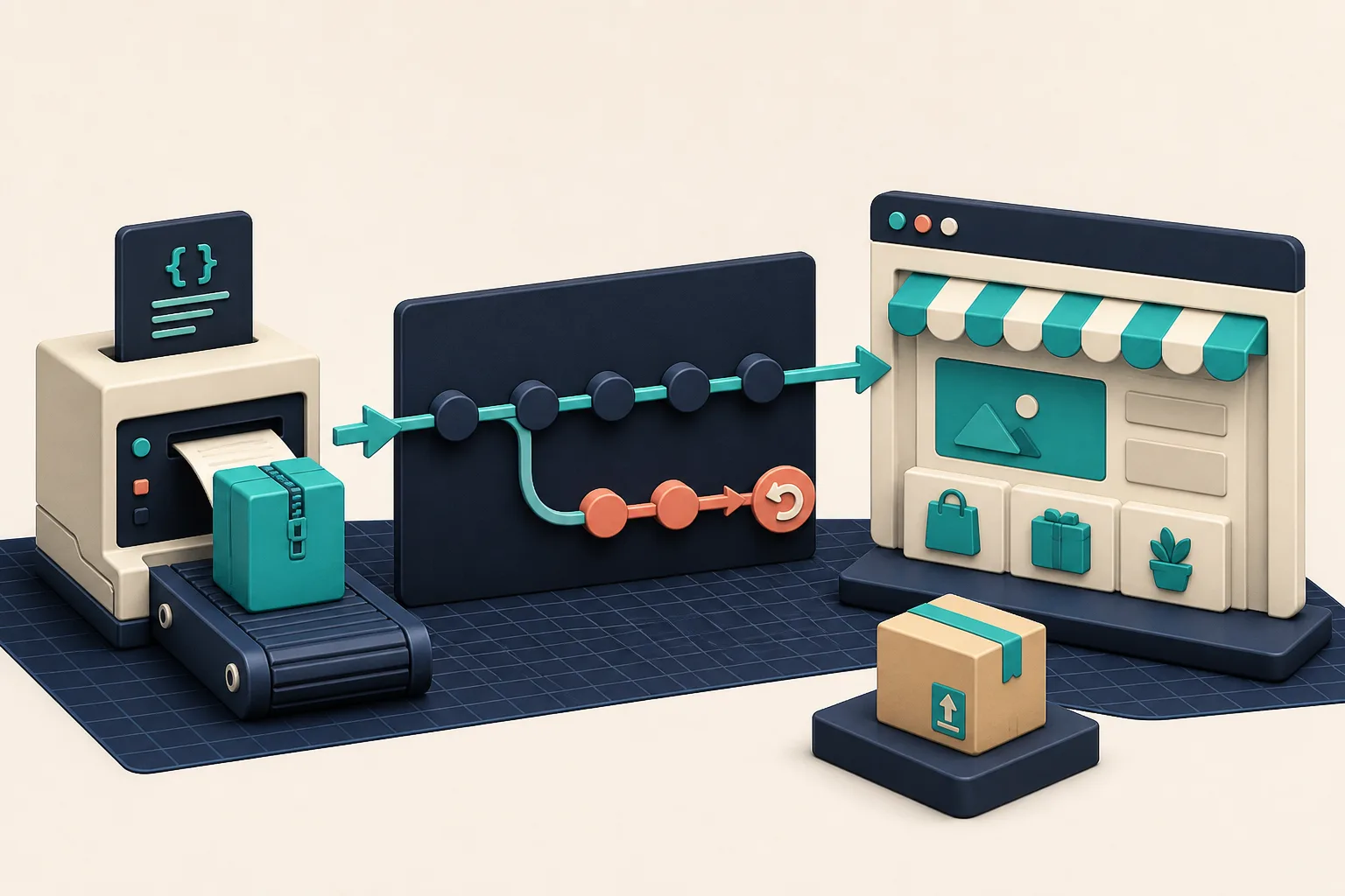 Versioned static deployment and rollback workflow