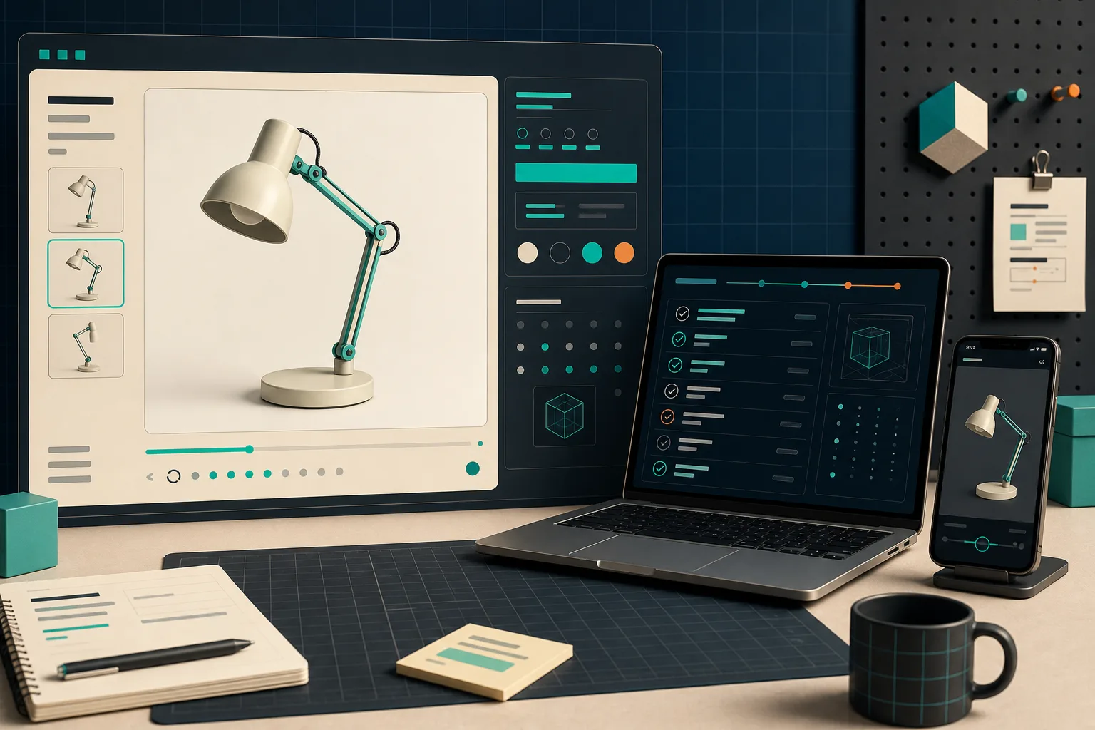 Shopify product page 3D model QA workstation