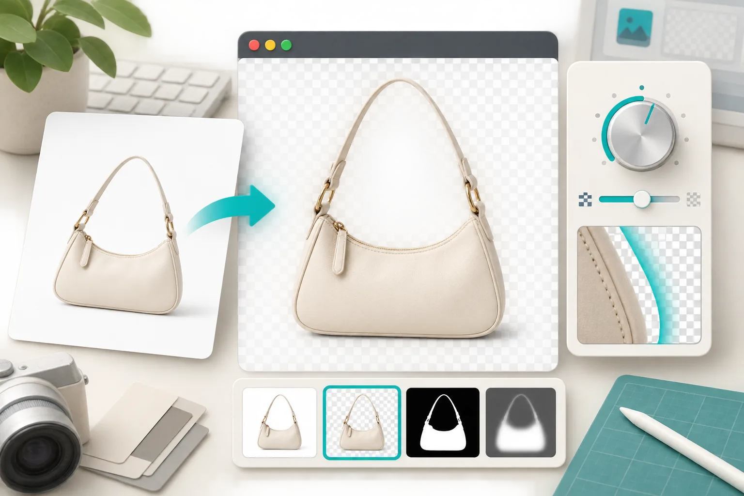 Removing white backgrounds from product images