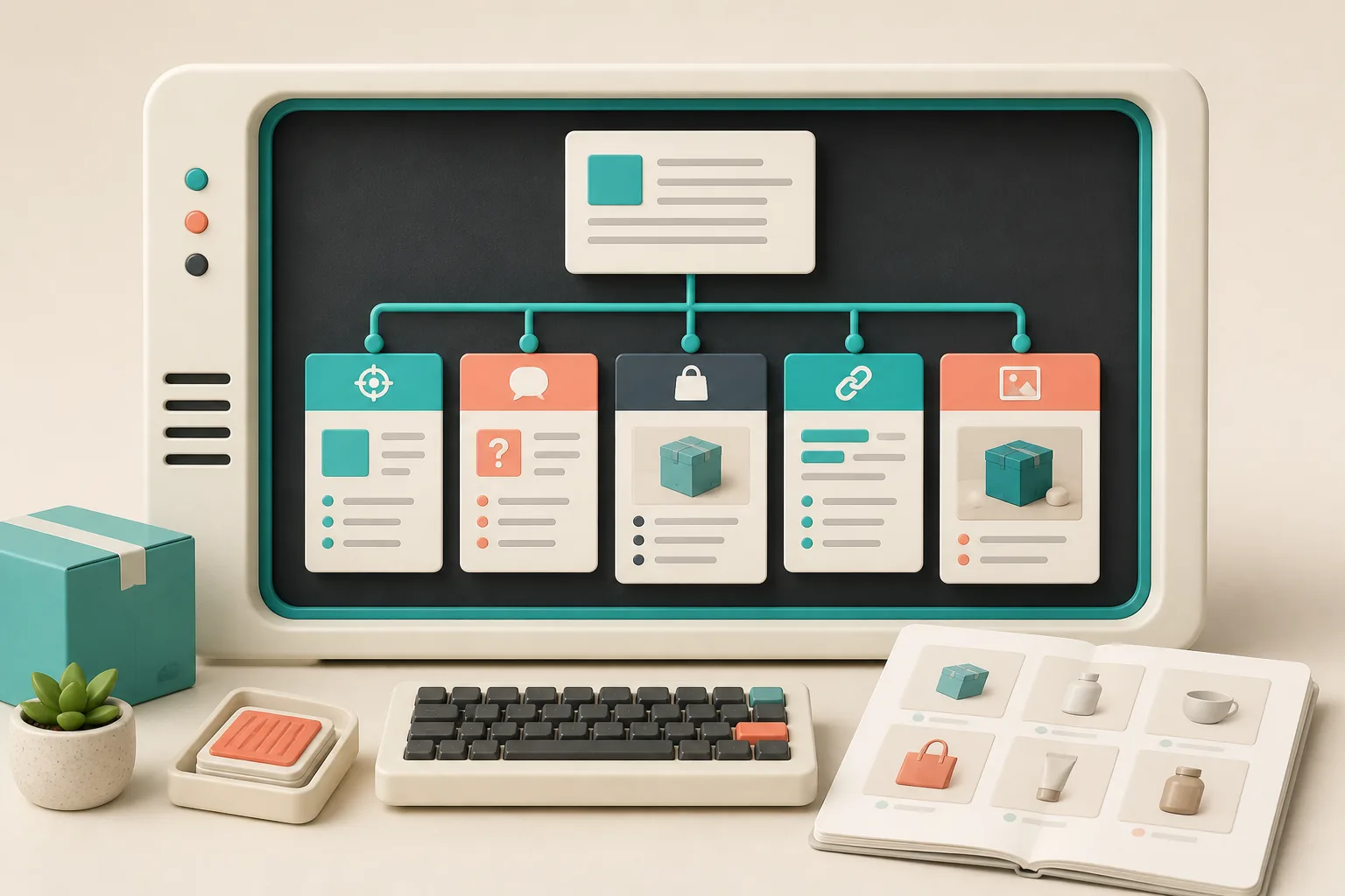 Collection brief structured into product-aware blog inputs