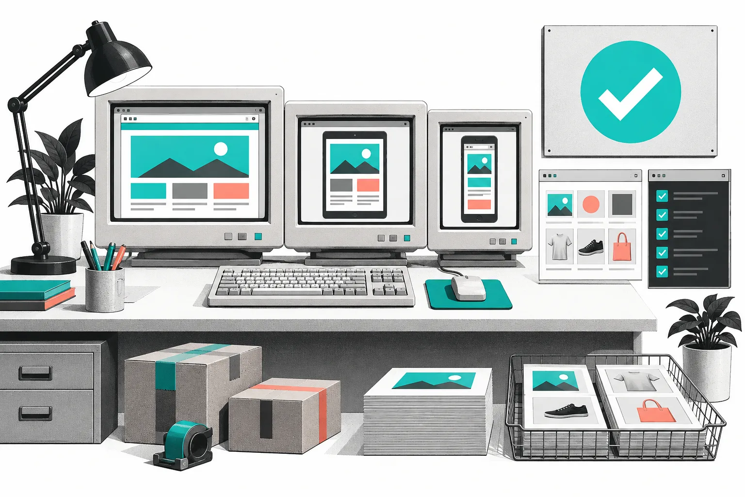 Website export quality check across devices
