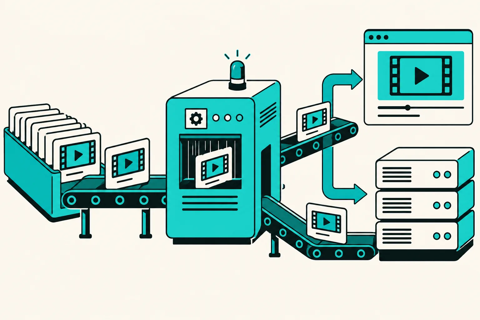Product video render queue