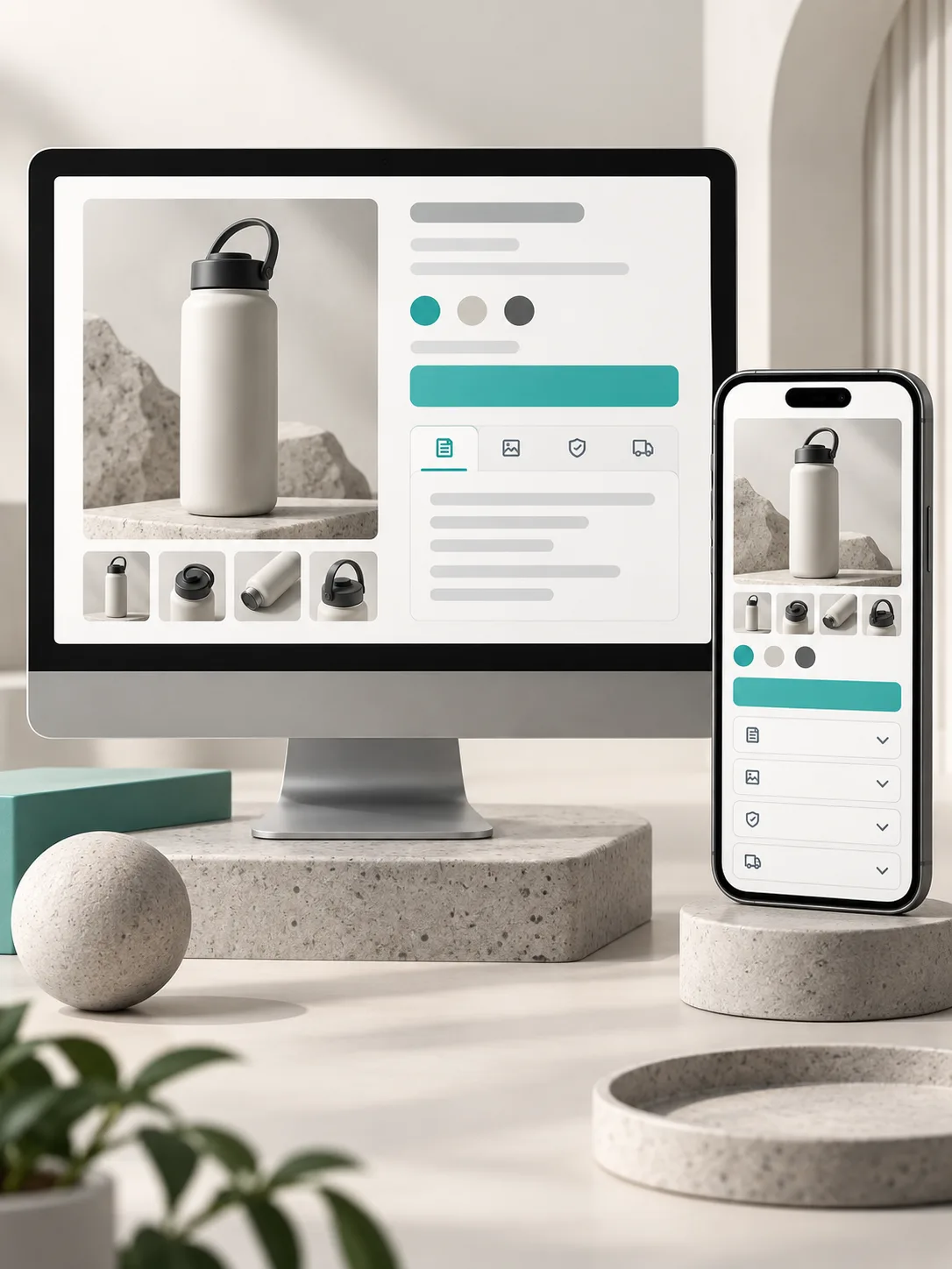 Responsive tabs and accordions on desktop and mobile
