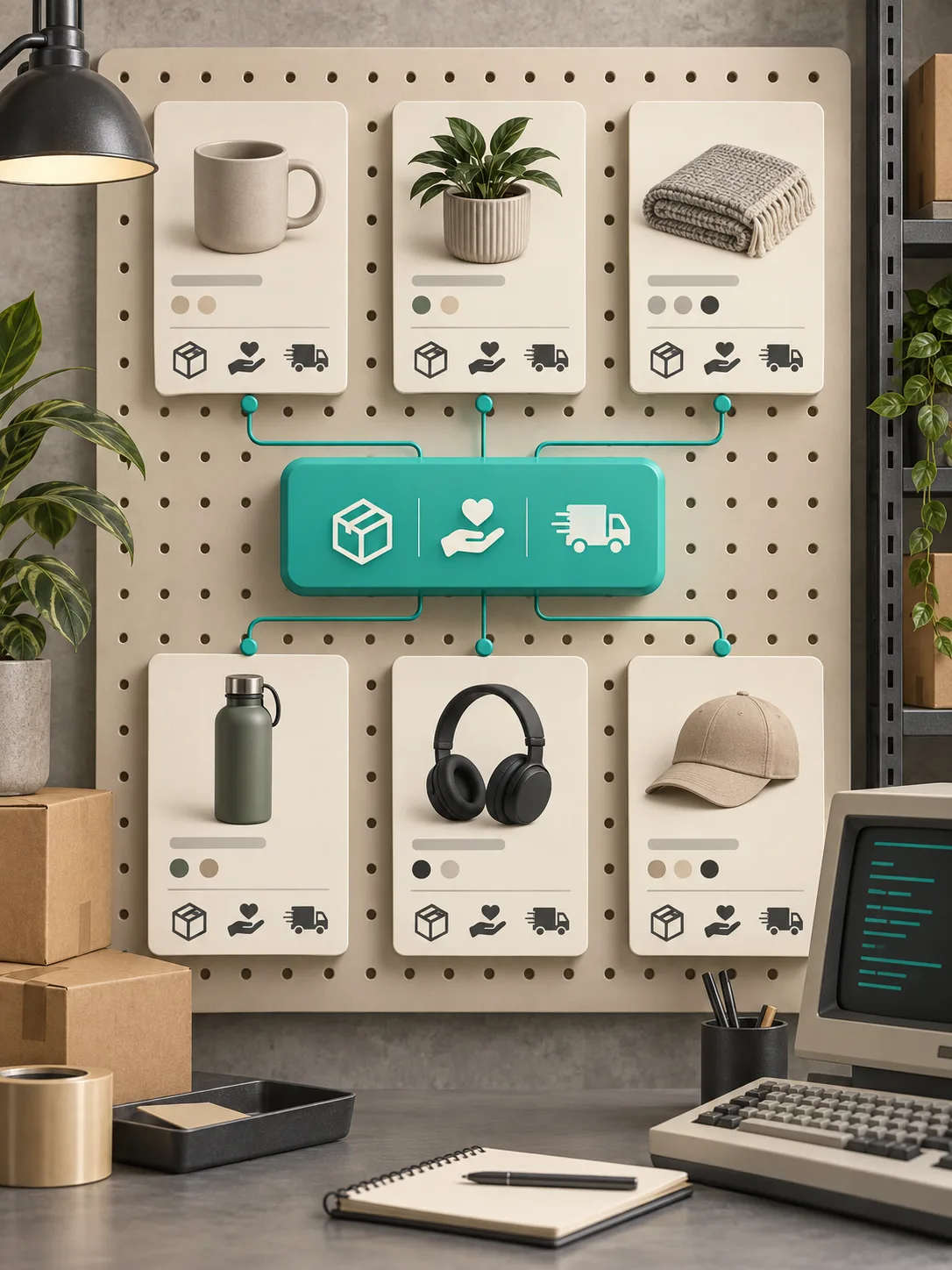 Reusable information module applied across a product catalog
