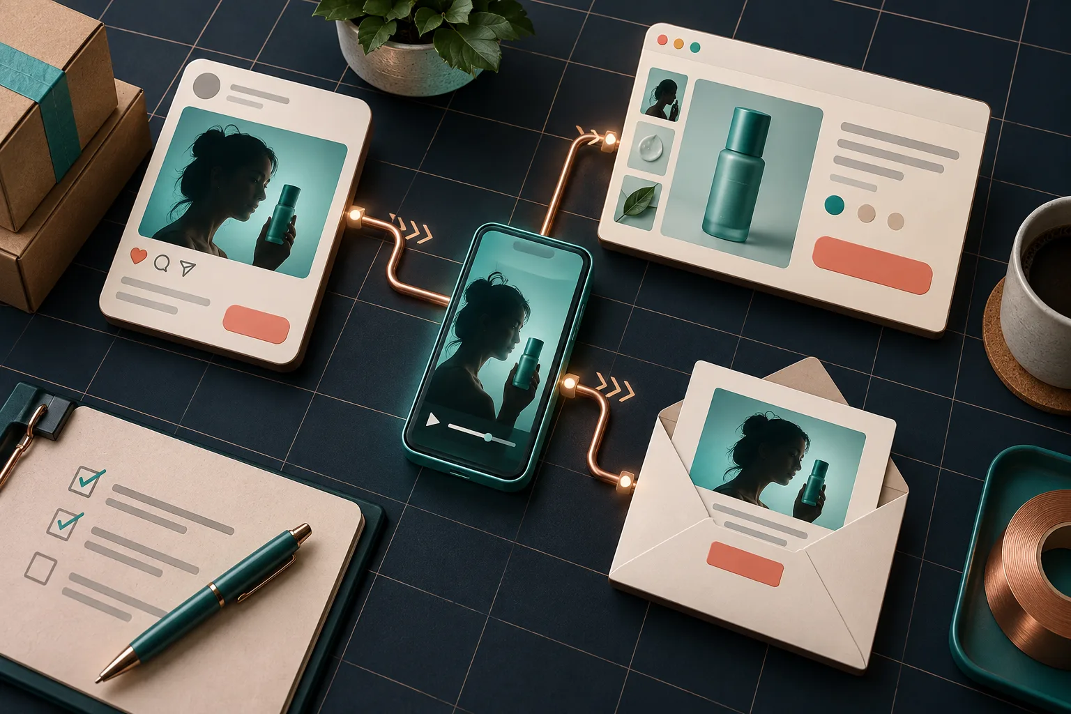 One UGC video routed to ads product pages and email