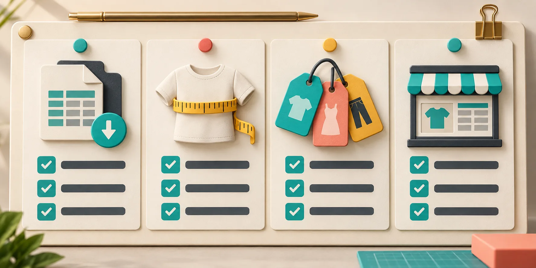 Release checklist for portable Shopify size-chart data