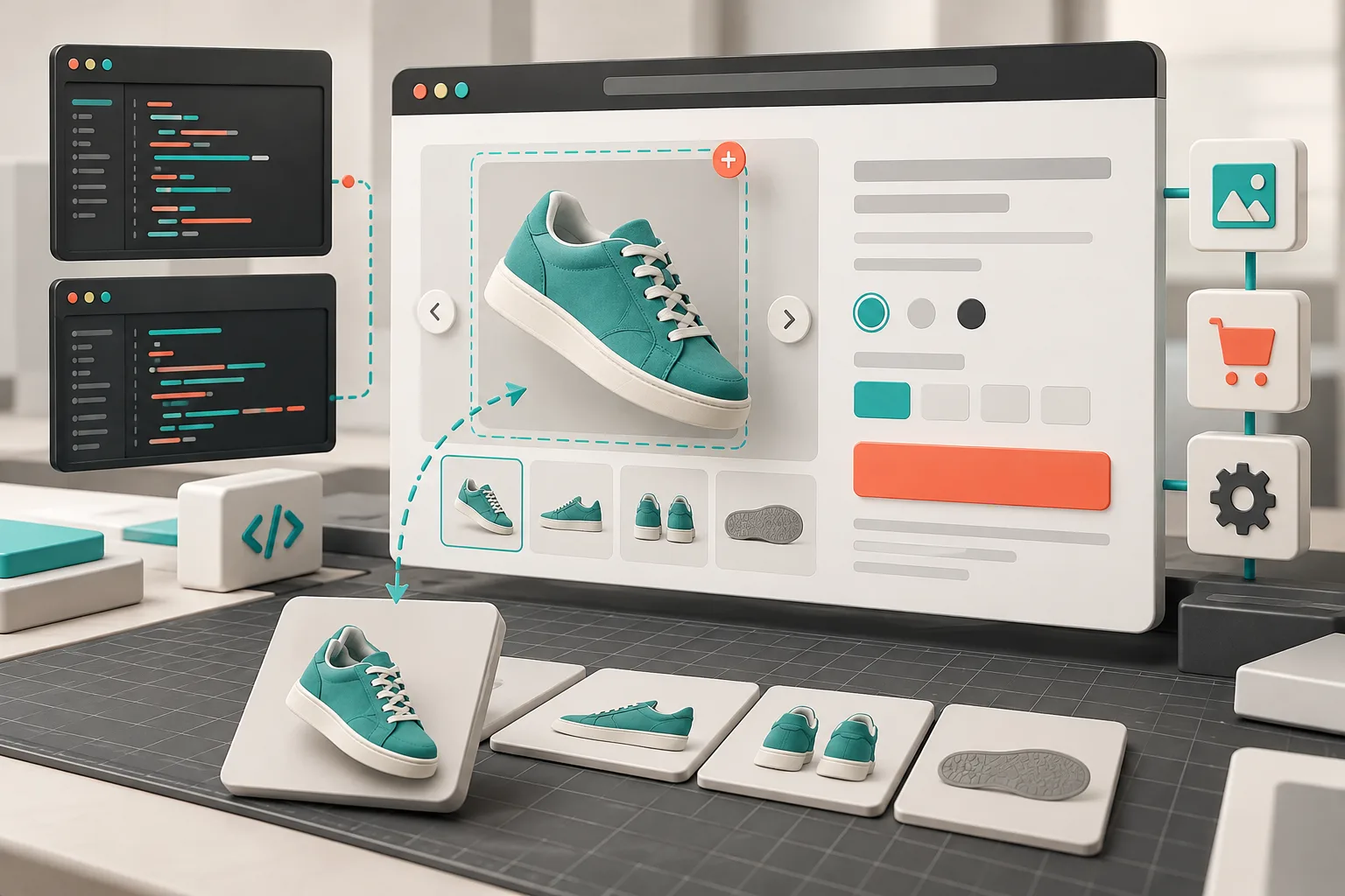 Testing a 3D model in a Shopify product page