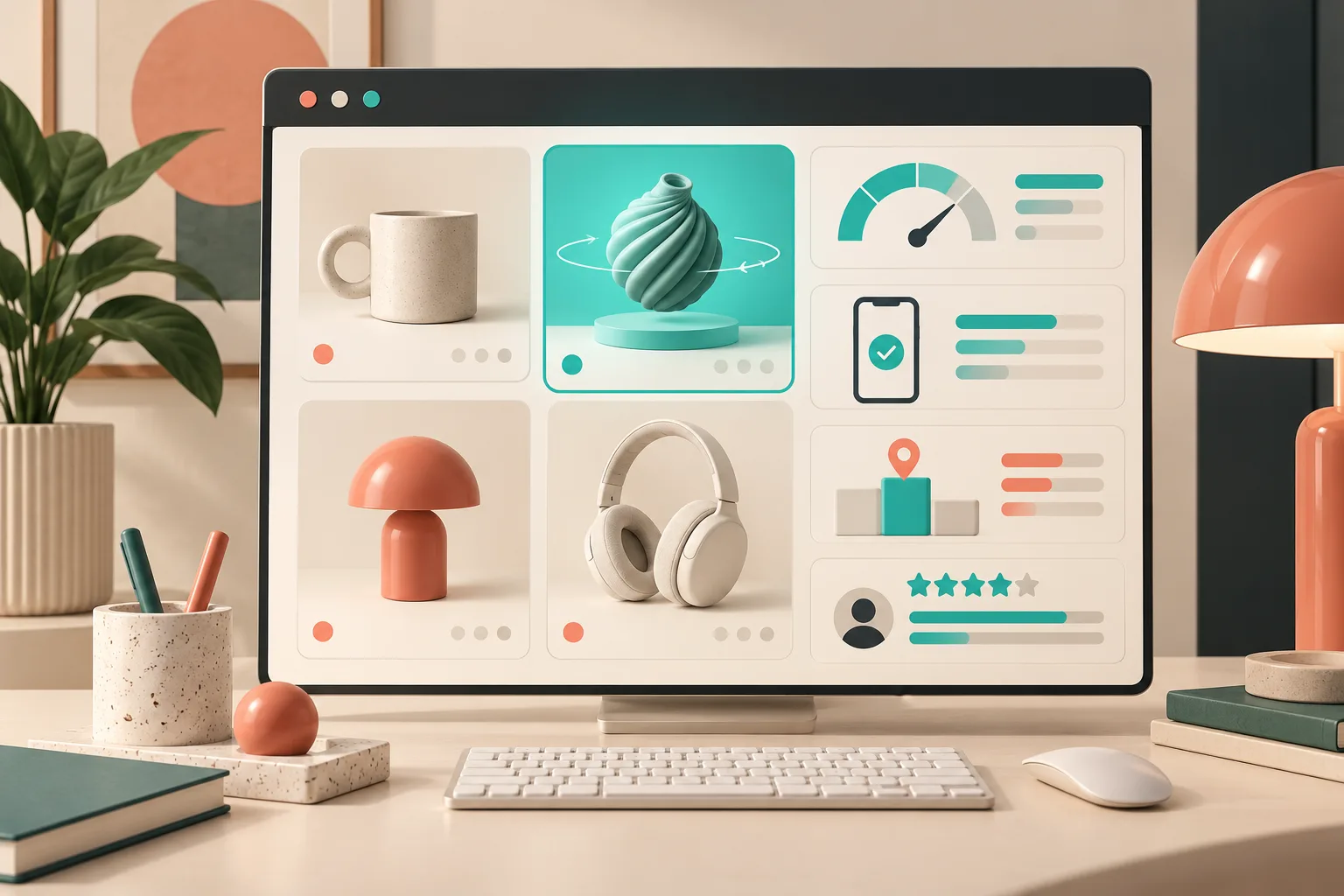 Pilot dashboard for Shopify 3D product media